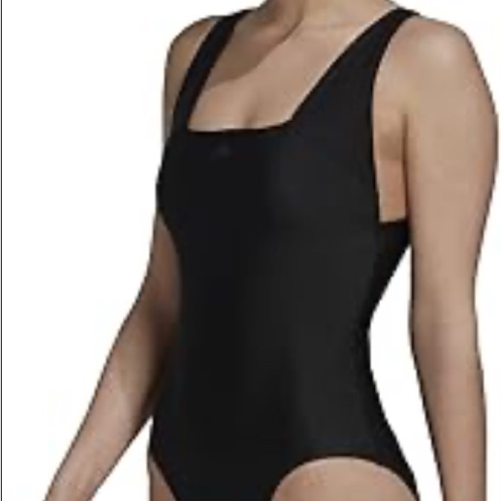 Adidas ICONISEA H Classic Black Swimsuit NEW WITH TAGS size 4A 30” XS